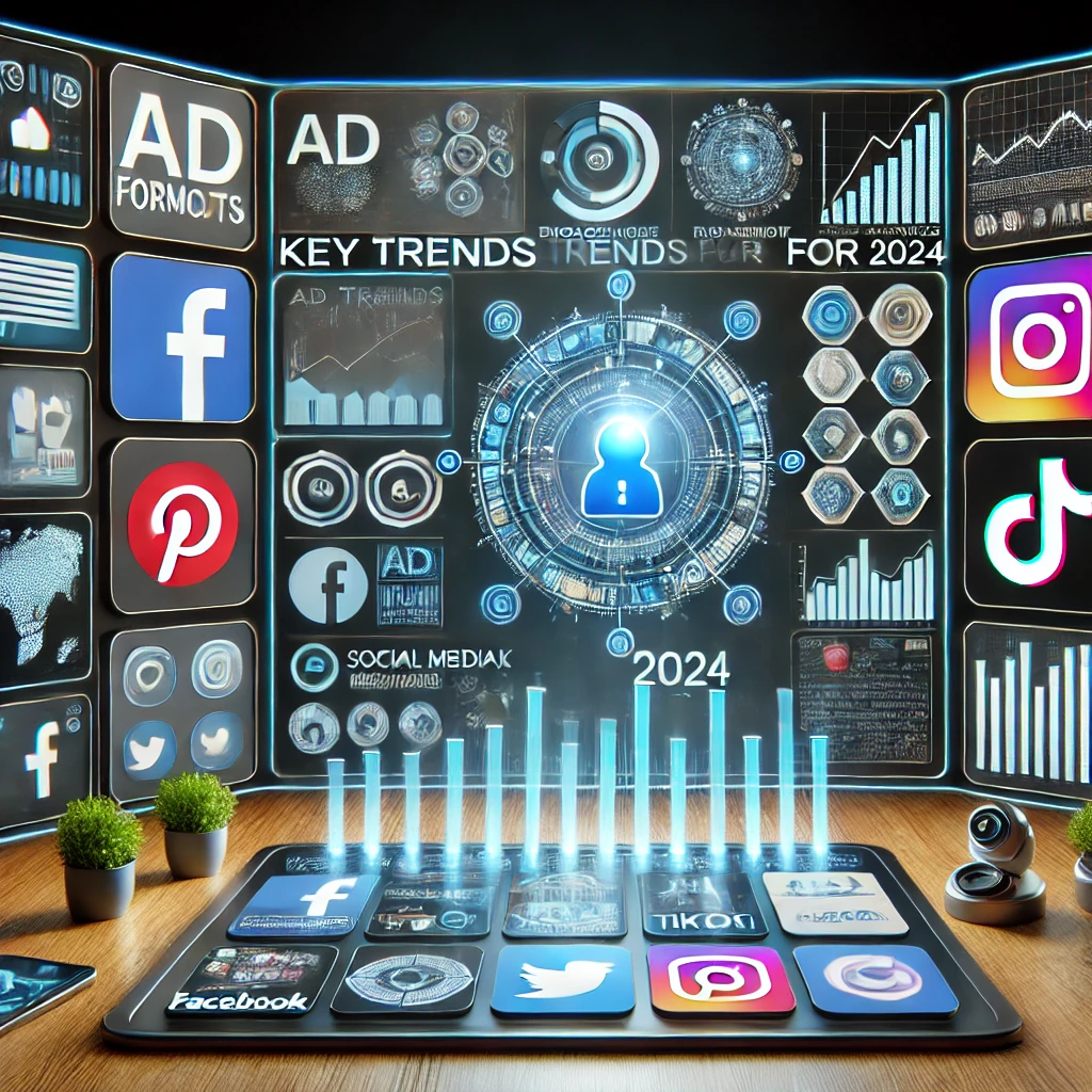 Belangrijke trends in social media adverteren in 2024